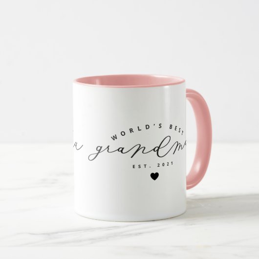 's Werelds beste Cute Calligraphy Coffee-Mok Mok (Voorkant rechts)