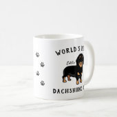 's Werelds beste Dachshund-mam, persoonlijke honde Koffiemok (Voorkant rechts)