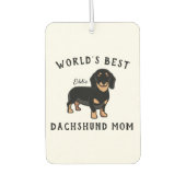 's Werelds beste Dachshund-mam, persoonlijke honde Luchtverfrisser (Voorkant)