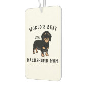 's Werelds beste Dachshund-mam, persoonlijke honde Luchtverfrisser (Links)