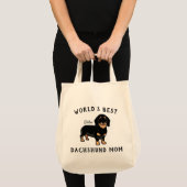 's Werelds beste Dachshund-mam, persoonlijke honde Tote Bag (Voorkant (product))