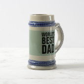 'S WERELDS BESTE DAD COFFEE BEER STEIN BIERPUL (Voorkant rechts)