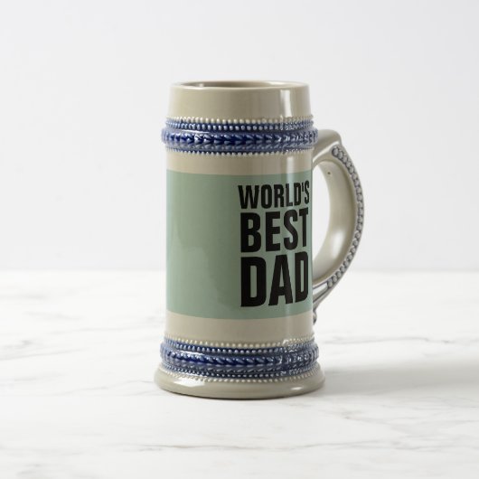 'S WERELDS BESTE DAD COFFEE BEER STEIN BIERPUL (Voorkant rechts)