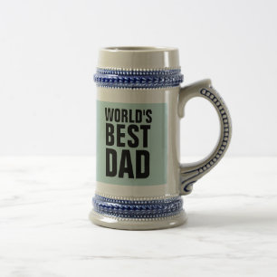'S WERELDS BESTE DAD COFFEE BEER STEIN BIERPUL