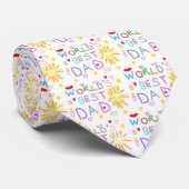 'S WERELDS BESTE DAD MODE STROPDASSEN - NECKTIES - (Opgerold)