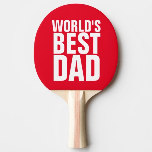 'S WERELDS BESTE DAD PING PONG PADDLE TAFELTENNISBATJE (Voorkant)