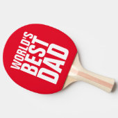 'S WERELDS BESTE DAD PING PONG PADDLE TAFELTENNISBATJE (Zijkant)