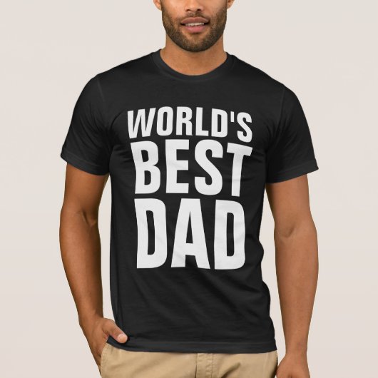 'S WERELDS BESTE DAD T-S-Shirten T - shirts (Voorkant)