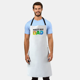 's Werelds beste DAD Whimsical Letters Apron Schort