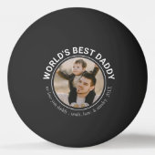 'S Werelds Beste Daddy Schattige Vaderdag Custom P Pingpongbal (Voorkant)