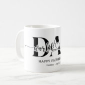 's Werelds beste Daddy Vaderdag-cadeau Koffiemok (Voorkant links)