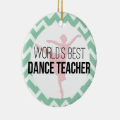 's Werelds beste dansdocent, één-zijdig ornament (Rechts)