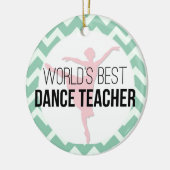 's Werelds beste dansdocent, één-zijdig ornament (Links)