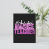 's Werelds beste dansleraar Briefkaart (Staand voorkant)
