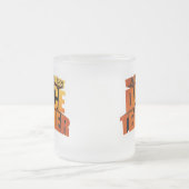 's Werelds beste dansleraar, gevriesde glazen koff Matglas Koffiemok (Center)