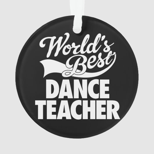 's Werelds beste dansleraar Ornament (achterkant)