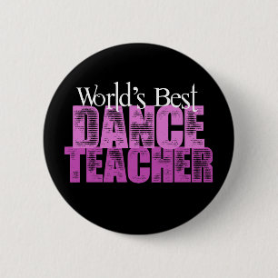 's Werelds beste dansleraar Ronde Button 5,7 Cm