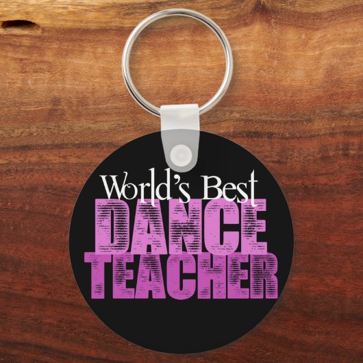 's Werelds beste dansleraar Sleutelhanger (Voorkant)