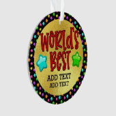 's Werelds beste dat je noemt het Ornament (voorkant)