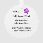 's Werelds beste dat je noemt het Ornament (achterkant)