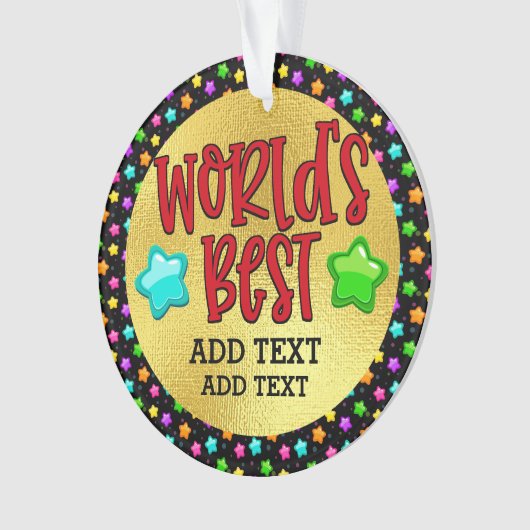 's Werelds beste dat je noemt het Ornament (voorkant)