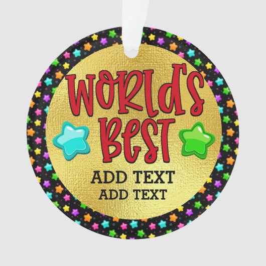 's Werelds beste dat je noemt het Ornament (voorkant)