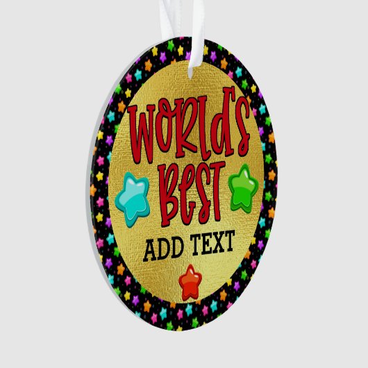 's Werelds beste dat je noemt het Ornament (voorkant)