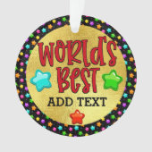 's Werelds beste dat je noemt het Ornament (voorkant)