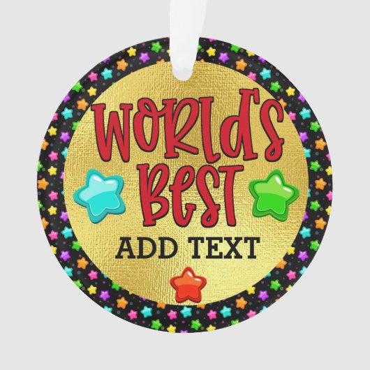 's Werelds beste dat je noemt het Ornament (voorkant)