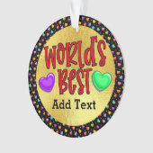 's Werelds beste dat je noemt het Ornament (voorkant)