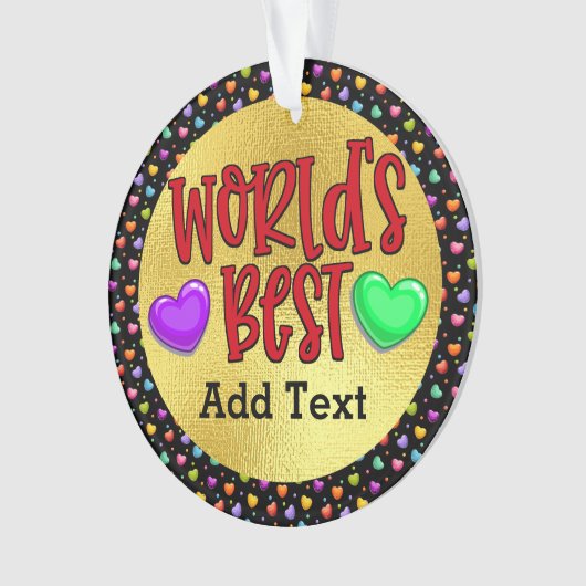 's Werelds beste dat je noemt het Ornament (voorkant)