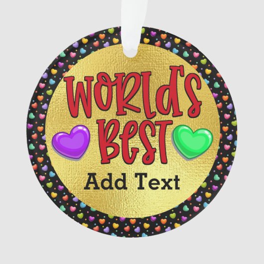 's Werelds beste dat je noemt het Ornament (voorkant)