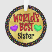 's Werelds beste dat je noemt het Ornament (voorkant)