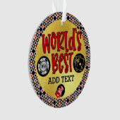 's Werelds beste dat je noemt het Ornament (voorkant)