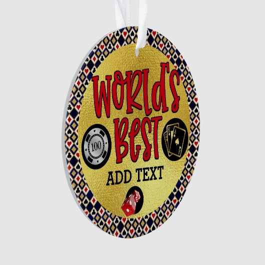 's Werelds beste dat je noemt het Ornament (voorkant)