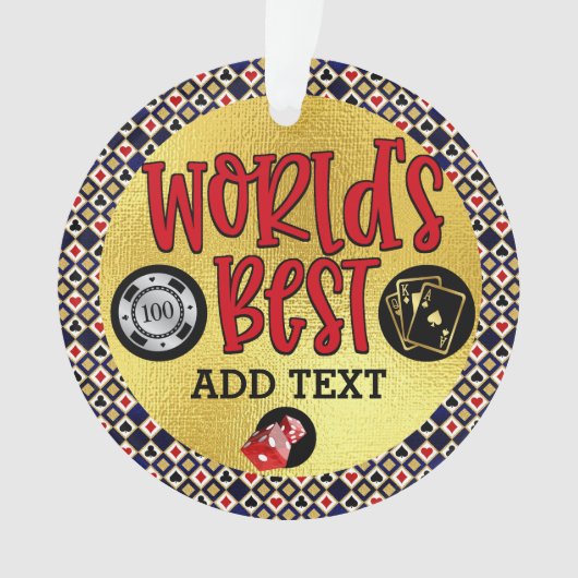 's Werelds beste dat je noemt het Ornament (voorkant)