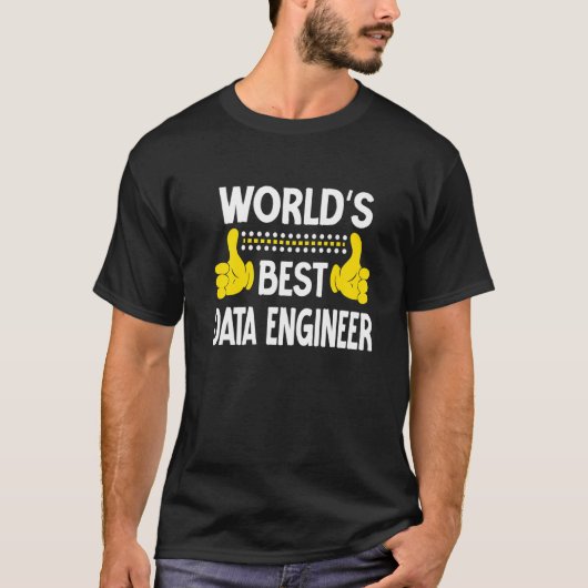 's Werelds beste Data Engineer Taaktitel Data Engi T-shirt (Voorkant)