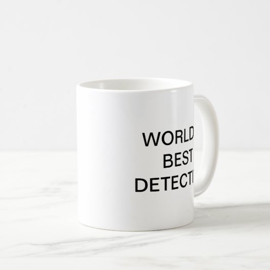 's Werelds beste detective Coffee Mok (Voorkant rechts)