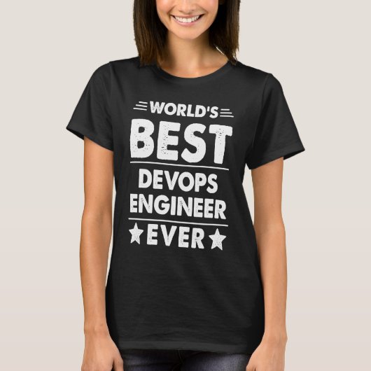 's Werelds beste Devops Engineer ooit T-shirt (Voorkant)