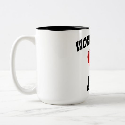 's Werelds beste Dido-Mok Tweekleurige Koffiemok (Links)