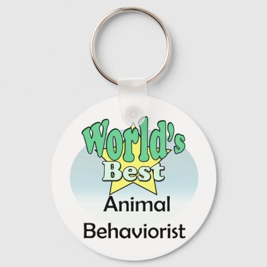 's Werelds beste diergedragsleider Sleutelhanger (Voorkant)