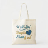 's Werelds beste dochters hart en ziel Tote Bag (Voorkant)