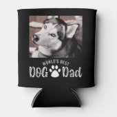 'S WERELDS BESTE DOG DAD 2-foto's schilderen afdru Blikjeskoeler (Voorkant)