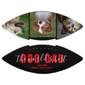 's Werelds beste DOG DAD Custom Pet Photo American Football (Panelen)