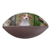 's Werelds beste DOG DAD Custom Pet Photo American Football (Gedraaid 90)
