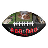 's Werelds beste DOG DAD Custom Pet Photo American Football (Voorkant)
