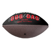 's Werelds beste DOG DAD Custom Pet Photo American Football (Gedraaid 270)