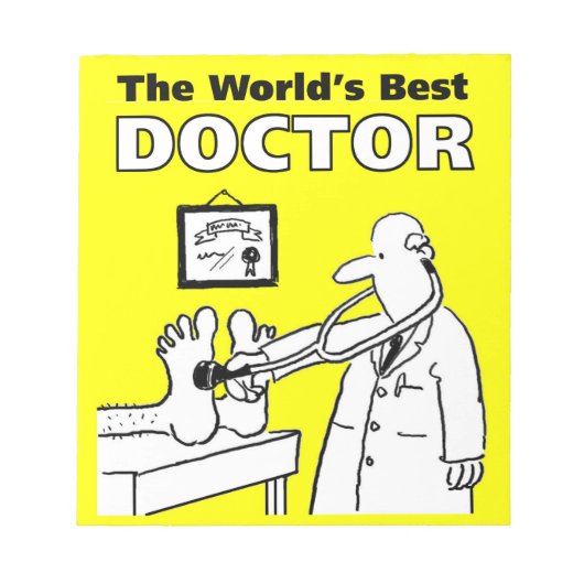 's Werelds beste dokter Notitieblok (Voorkant)