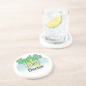 's Werelds beste dokter Zandsteen Onderzetter (Zijkant)