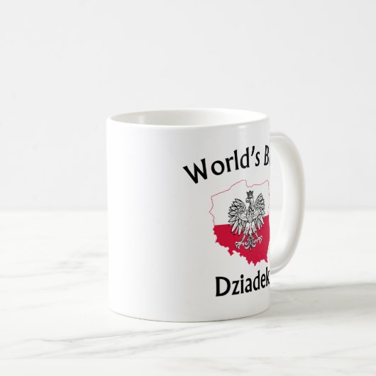 's Werelds beste Dziadek-koffie-Mok Koffiemok (Voorkant rechts)